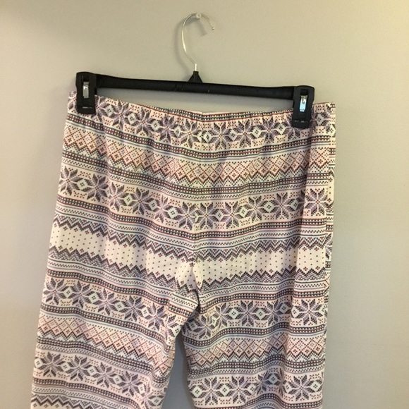 NAUTICA snowflakes themed medium pajama loungewear pants - Picture 7 of 14